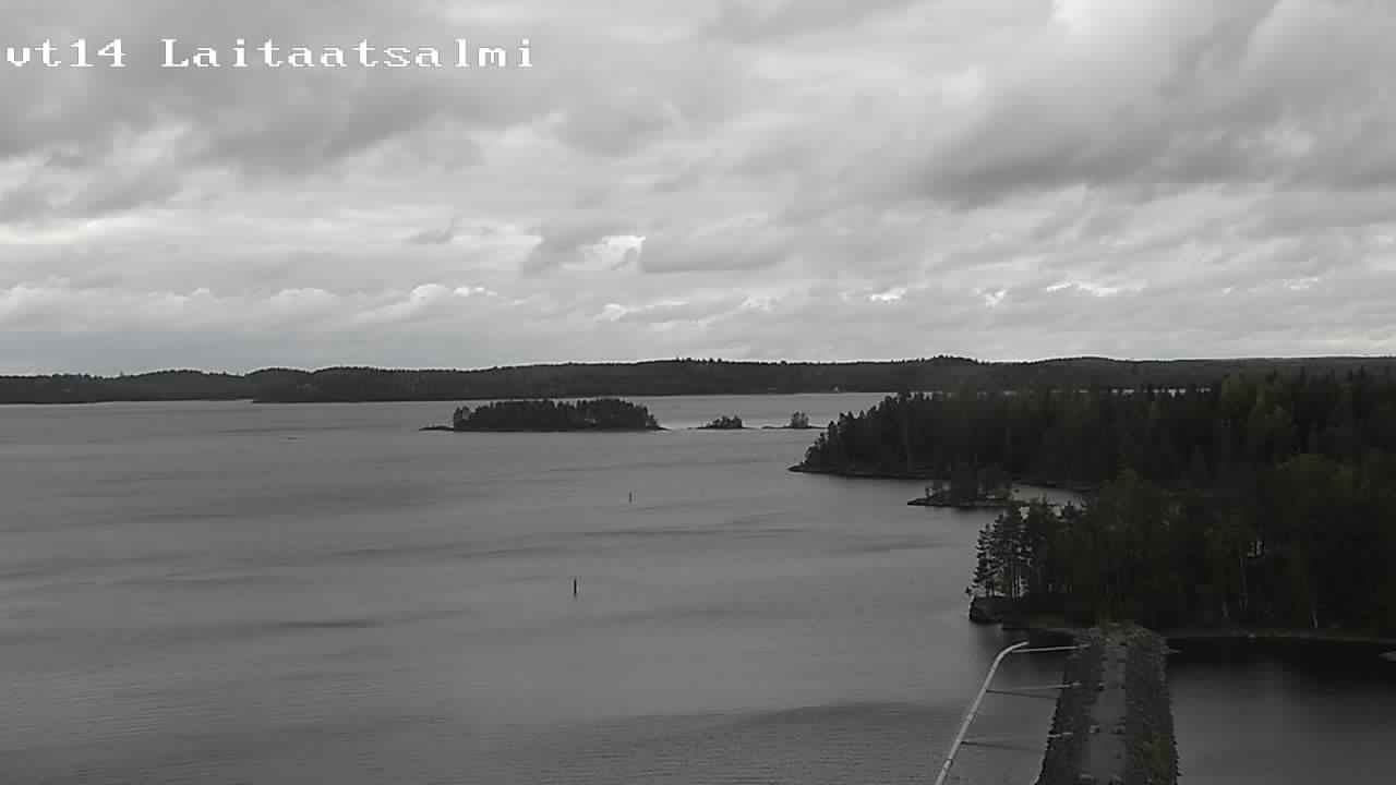 Weather Camera Image Road 14 Savonlinna, Laitaatsalmi, Savonlinna, Etelä-Savo