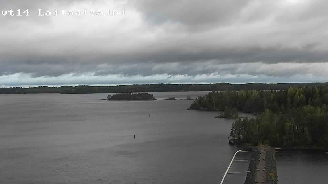 Weather Camera Image Road 14 Savonlinna, Laitaatsalmi, Savonlinna, Etelä-Savo