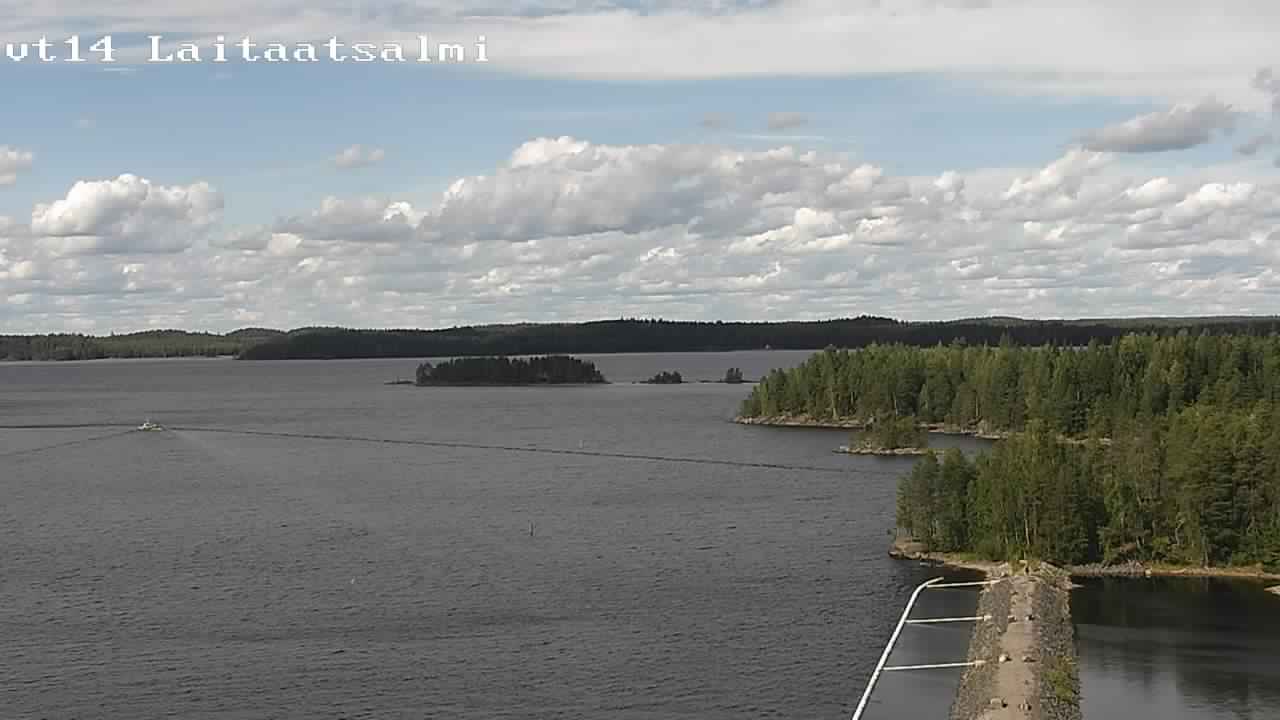 Weather Camera Image Road 14 Savonlinna, Laitaatsalmi, Savonlinna, Etelä-Savo