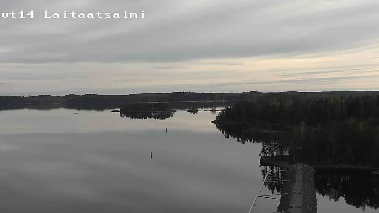 Weather Camera Image Väg 14 Nyslott, Laitaatsalmi, Savonlinna, Etelä-Savo