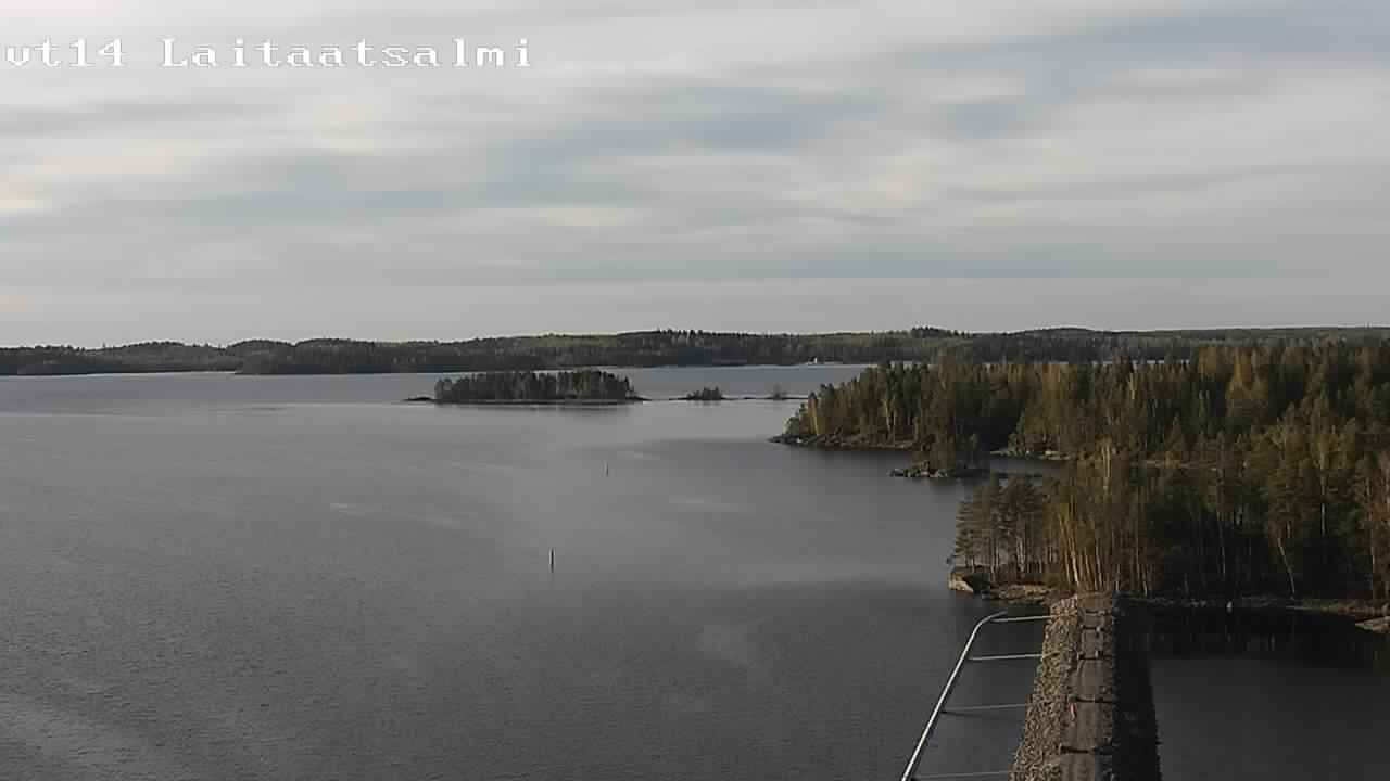 Weather Camera Image Väg 14 Nyslott, Laitaatsalmi, Savonlinna, Etelä-Savo