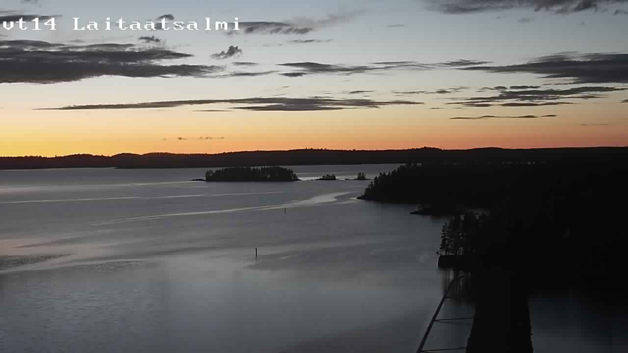 Weather Camera Image Road 14 Savonlinna, Laitaatsalmi, Savonlinna, Etelä-Savo