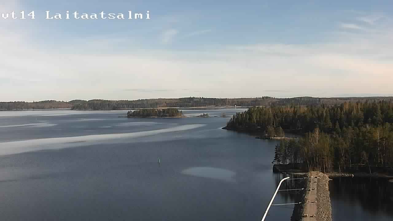 Weather Camera Image Väg 14 Nyslott, Laitaatsalmi, Savonlinna, Etelä-Savo