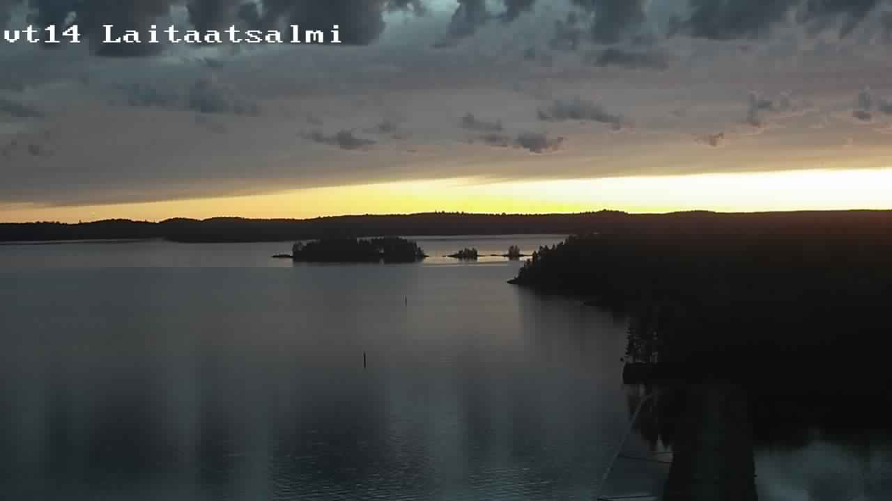 Weather Camera Image Road 14 Savonlinna, Laitaatsalmi, Savonlinna, Etelä-Savo