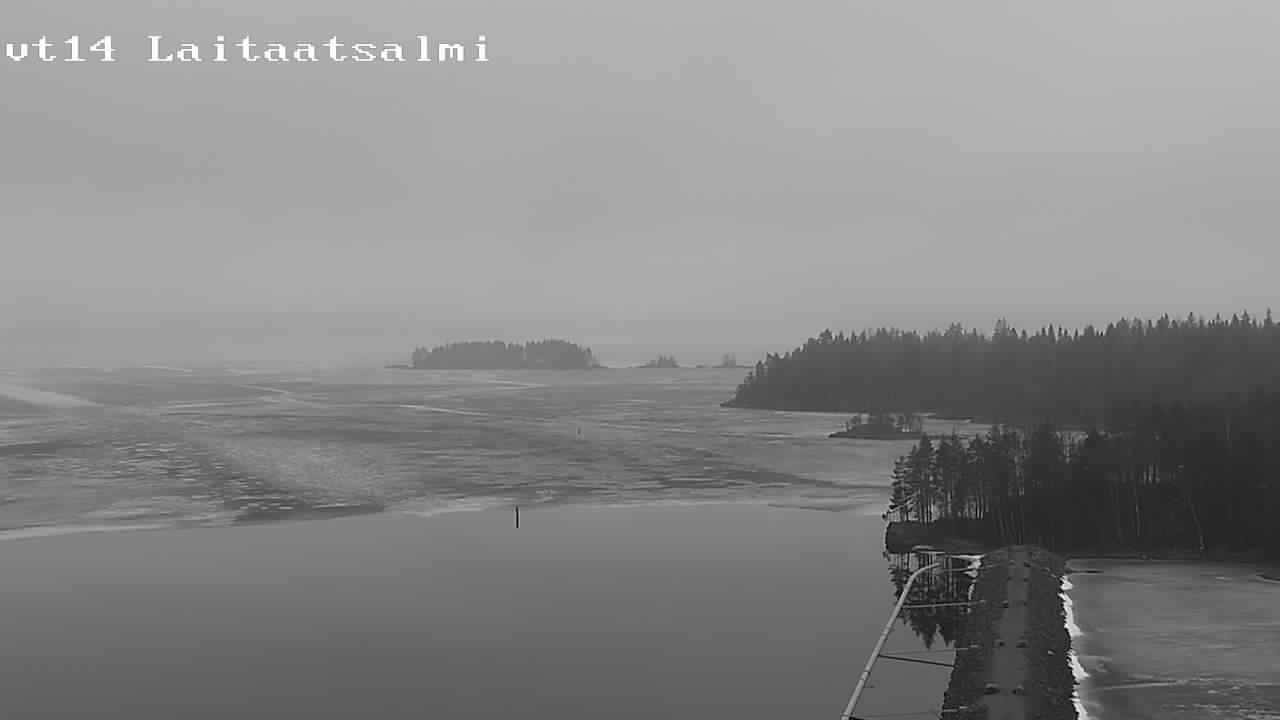 Weather Camera Image Väg 14 Nyslott, Laitaatsalmi, Savonlinna, Etelä-Savo