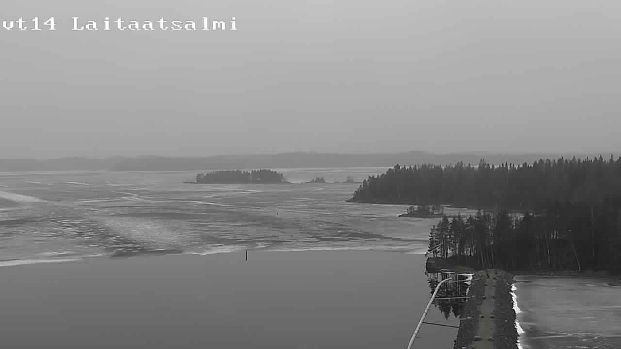 Weather Camera Image Road 14 Savonlinna, Laitaatsalmi, Savonlinna, Etelä-Savo