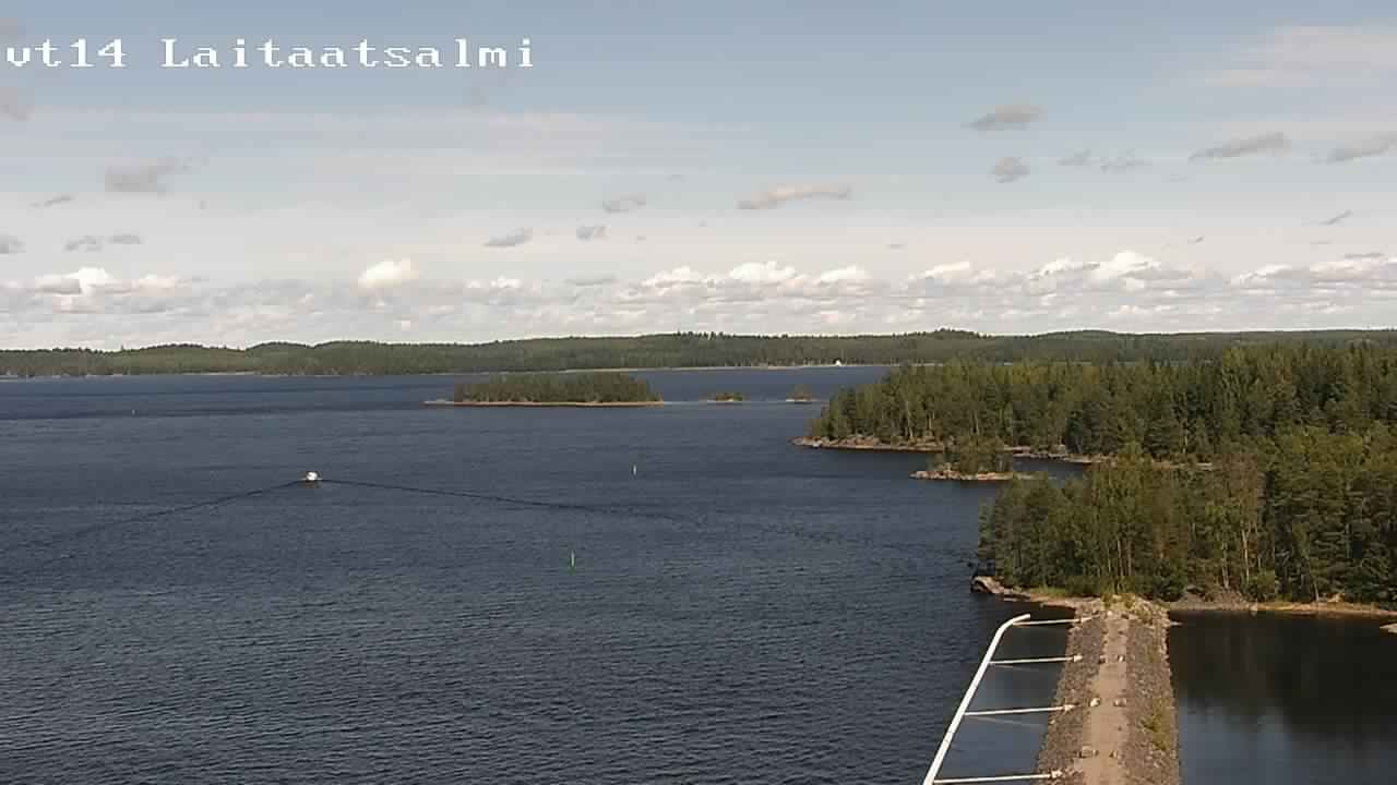 Weather Camera Image Road 14 Savonlinna, Laitaatsalmi, Savonlinna, Etelä-Savo