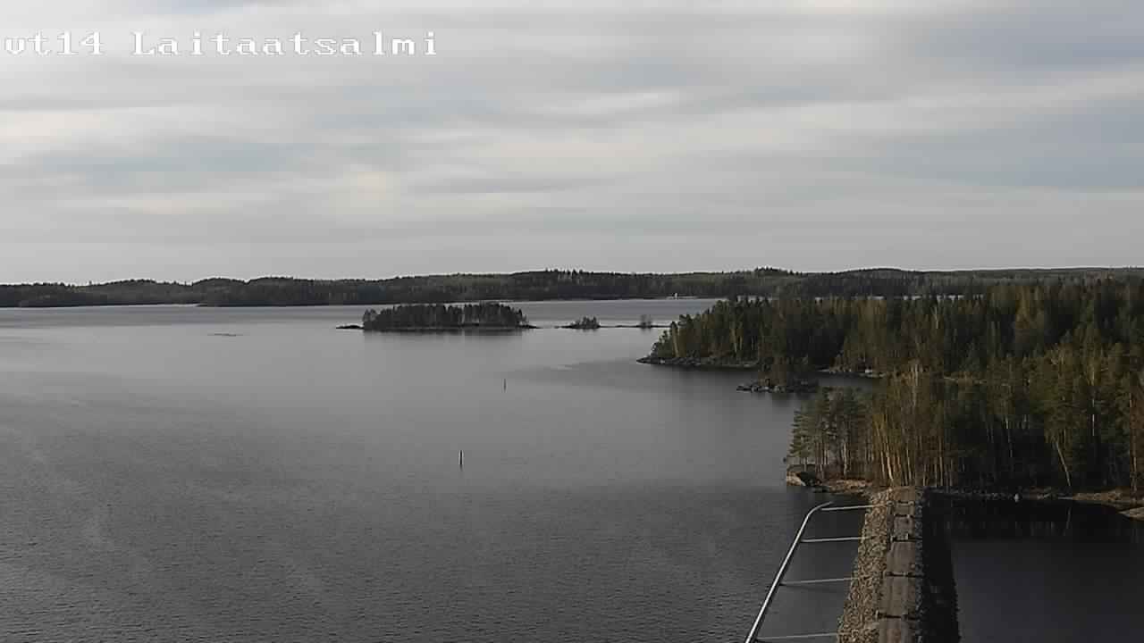 Weather Camera Image Väg 14 Nyslott, Laitaatsalmi, Savonlinna, Etelä-Savo