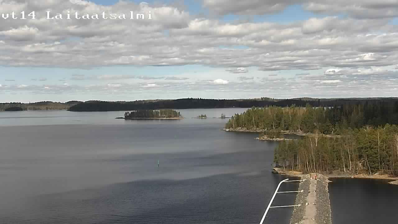 Weather Camera Image Väg 14 Nyslott, Laitaatsalmi, Savonlinna, Etelä-Savo