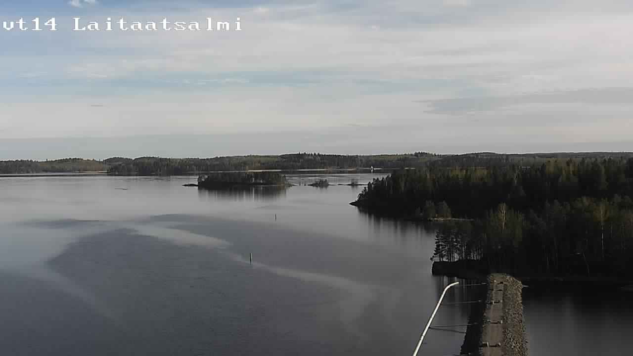Weather Camera Image Road 14 Savonlinna, Laitaatsalmi, Savonlinna, Etelä-Savo