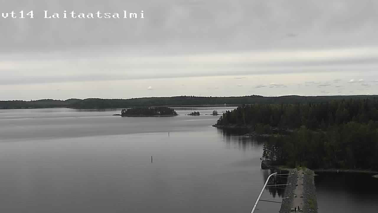 Weather Camera Image Väg 14 Nyslott, Laitaatsalmi, Savonlinna, Etelä-Savo