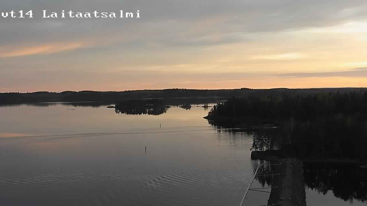 Weather Camera Image Väg 14 Nyslott, Laitaatsalmi, Savonlinna, Etelä-Savo
