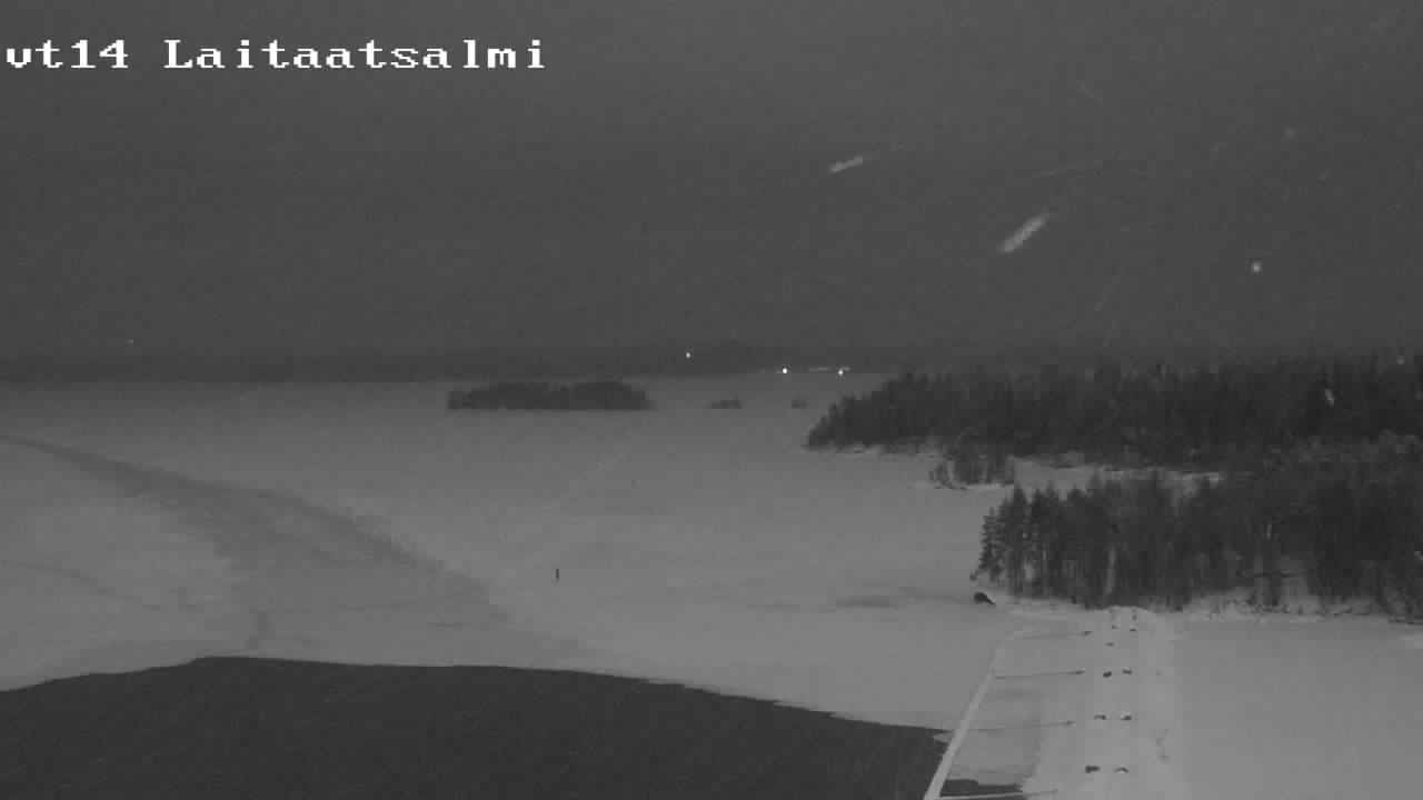 Weather Camera Image Väg 14 Nyslott, Laitaatsalmi, Savonlinna, Etelä-Savo