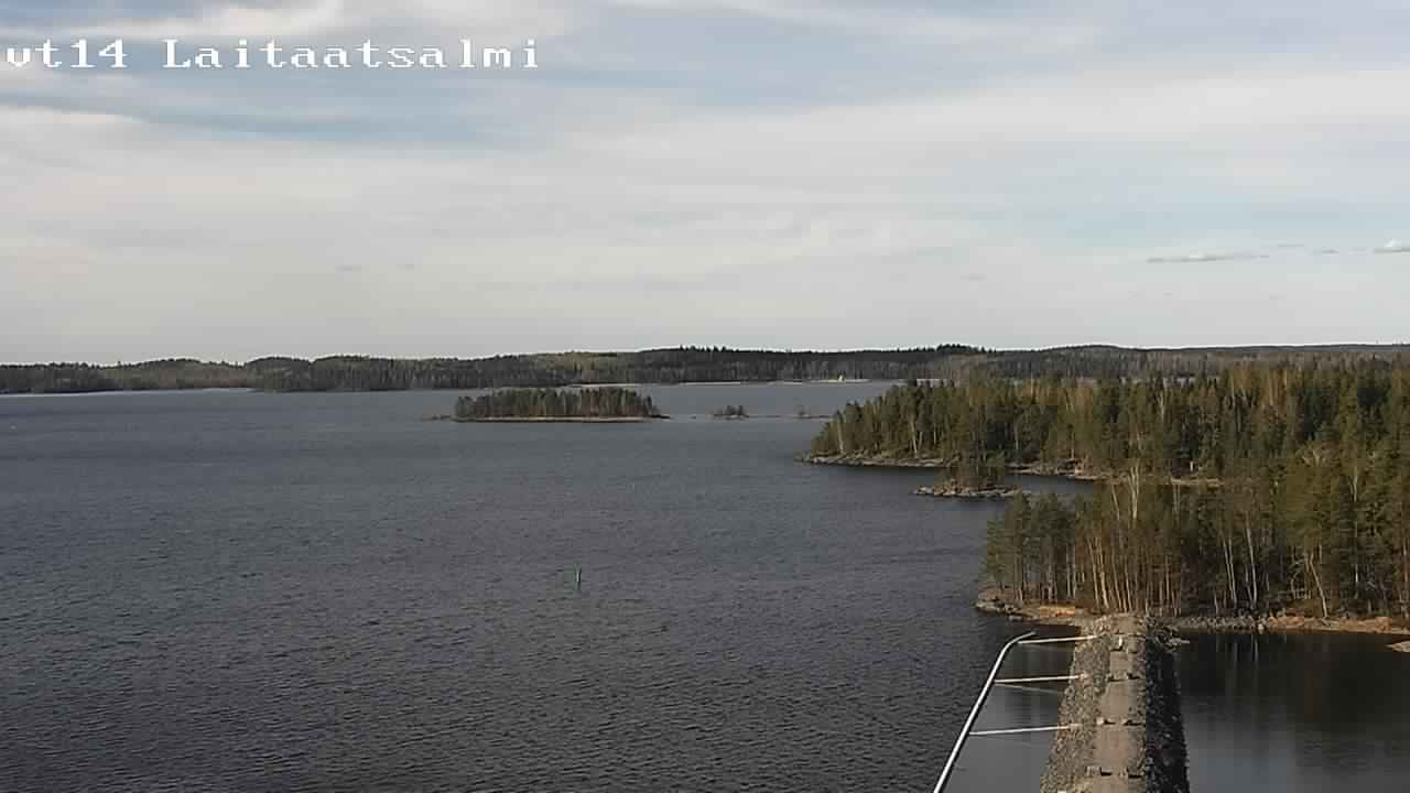 Weather Camera Image Väg 14 Nyslott, Laitaatsalmi, Savonlinna, Etelä-Savo