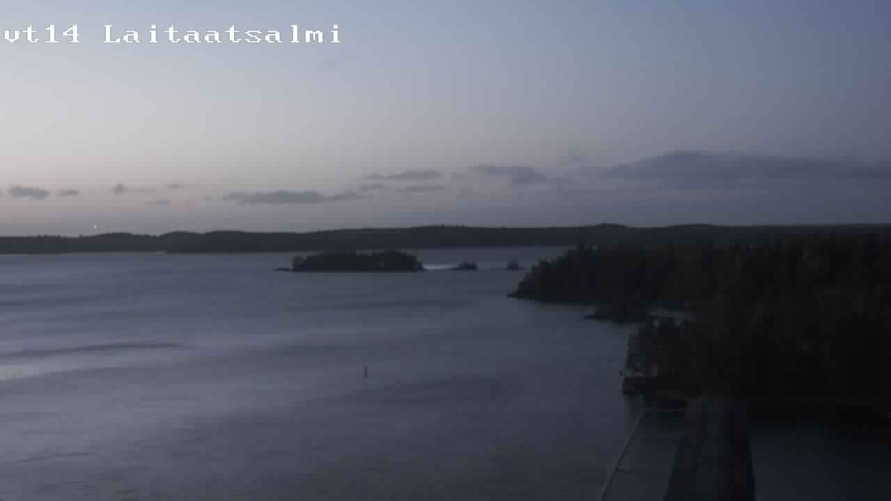 Weather Camera Image Road 14 Savonlinna, Laitaatsalmi, Savonlinna, Etelä-Savo