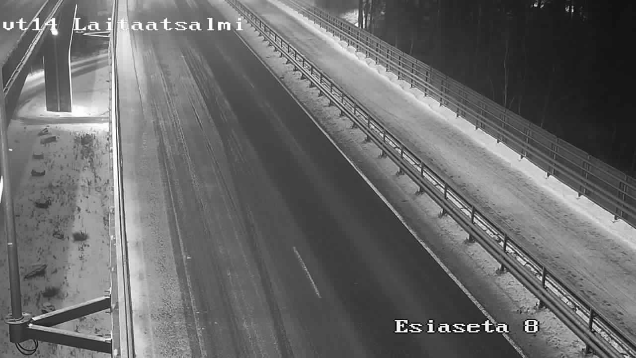 Weather Camera Image Väg 14 Nyslott, Laitaatsalmi, Savonlinna, Etelä-Savo