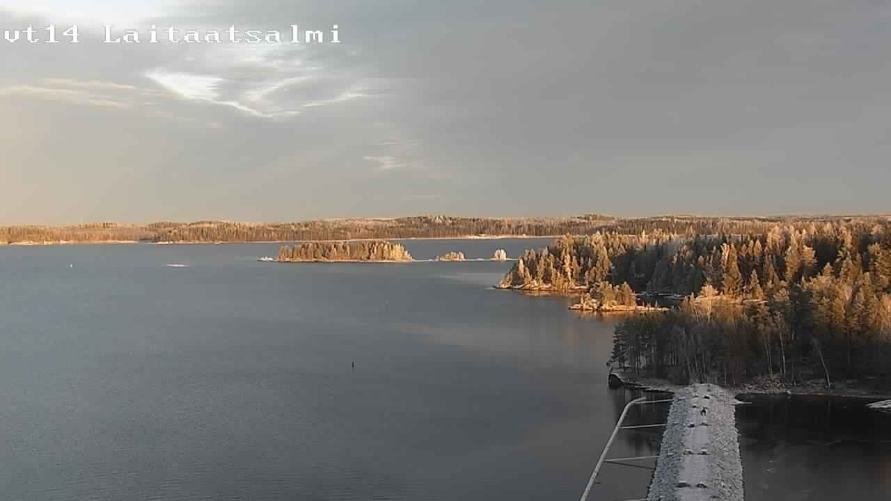 Kelikamerat Kuva Tie 14 Savonlinna, Laitaatsalmi silta, Savonlinna, Etelä-Savo