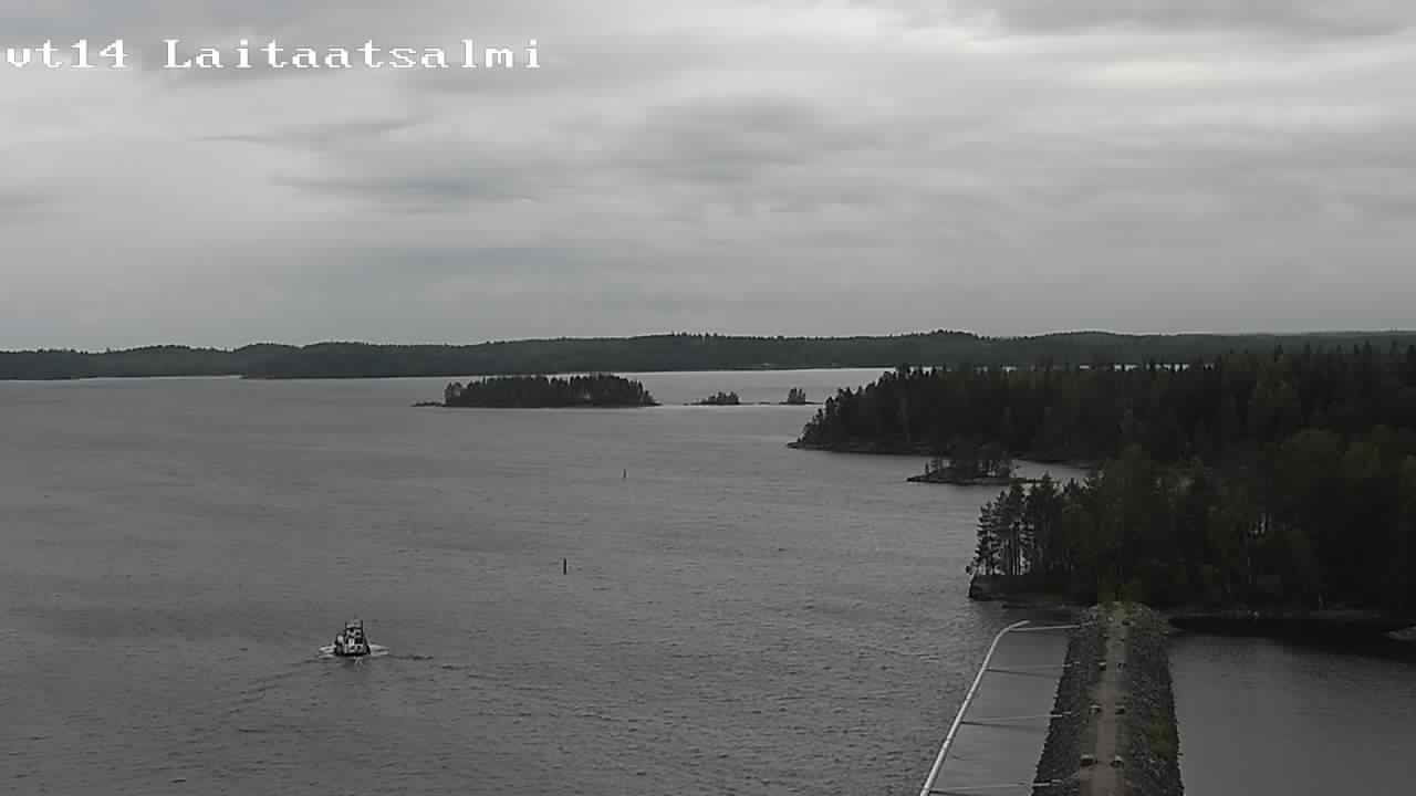 Kelikamerat Kuva Tie 14 Savonlinna, Laitaatsalmi silta, Savonlinna, Etelä-Savo