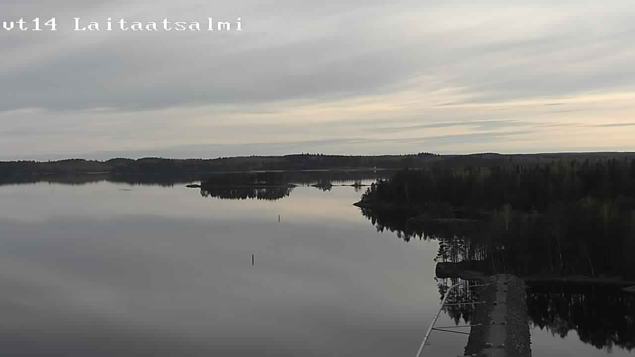 Weather Camera Image Väg 14 Nyslott, Laitaatsalmi, Savonlinna, Etelä-Savo