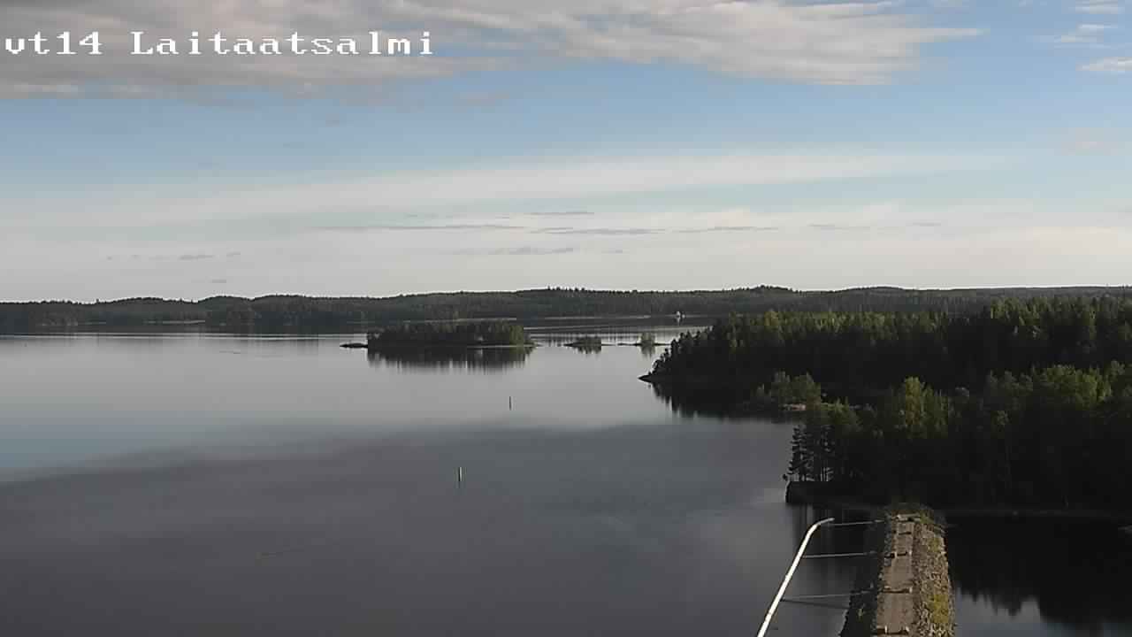 Weather Camera Image Road 14 Savonlinna, Laitaatsalmi, Savonlinna, Etelä-Savo
