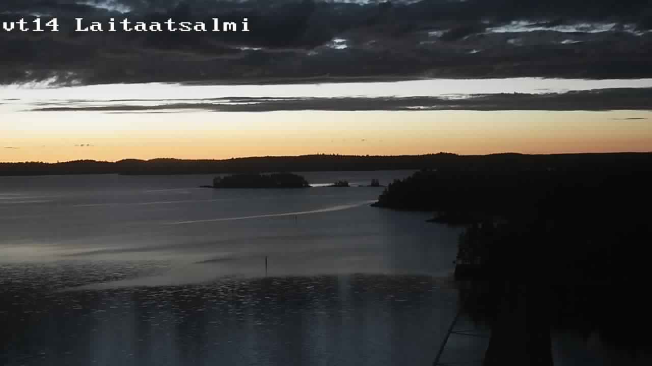 Weather Camera Image Road 14 Savonlinna, Laitaatsalmi, Savonlinna, Etelä-Savo