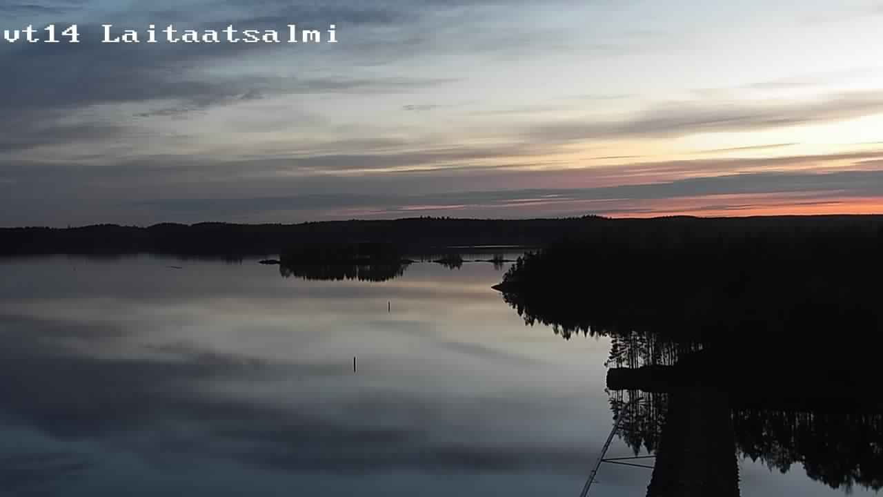 Weather Camera Image Väg 14 Nyslott, Laitaatsalmi, Savonlinna, Etelä-Savo