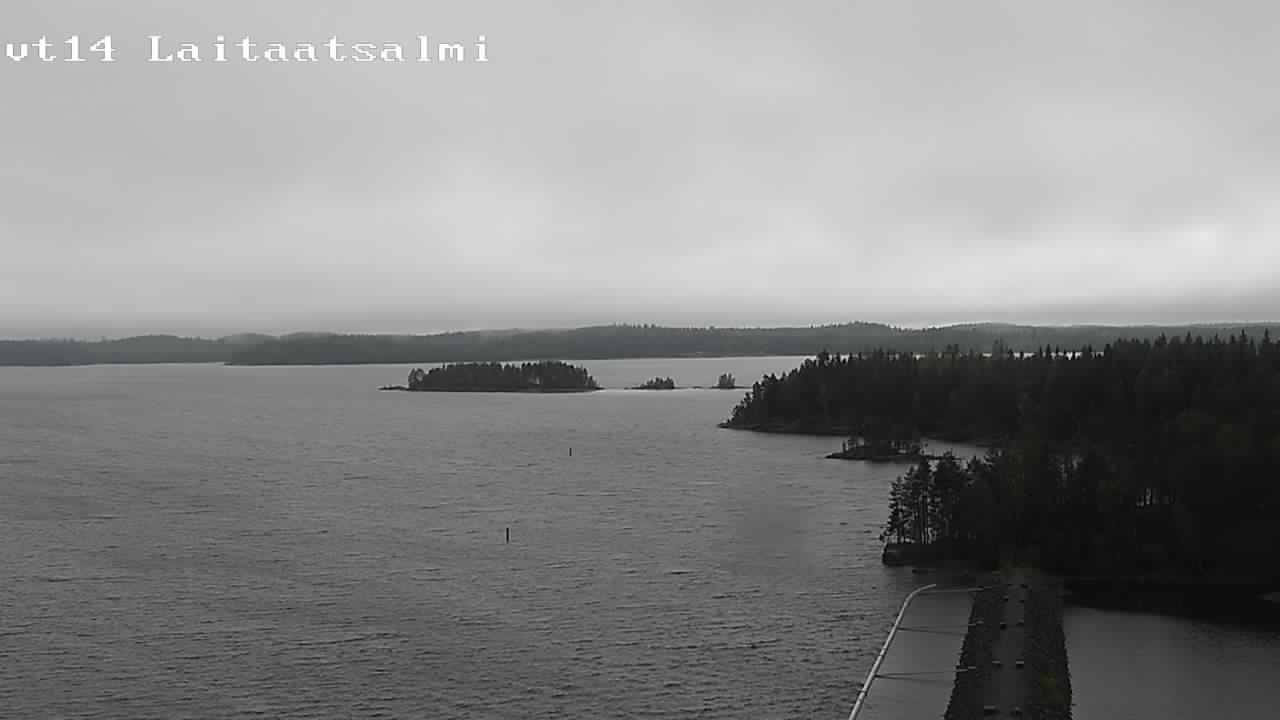 Weather Camera Image Road 14 Savonlinna, Laitaatsalmi, Savonlinna, Etelä-Savo
