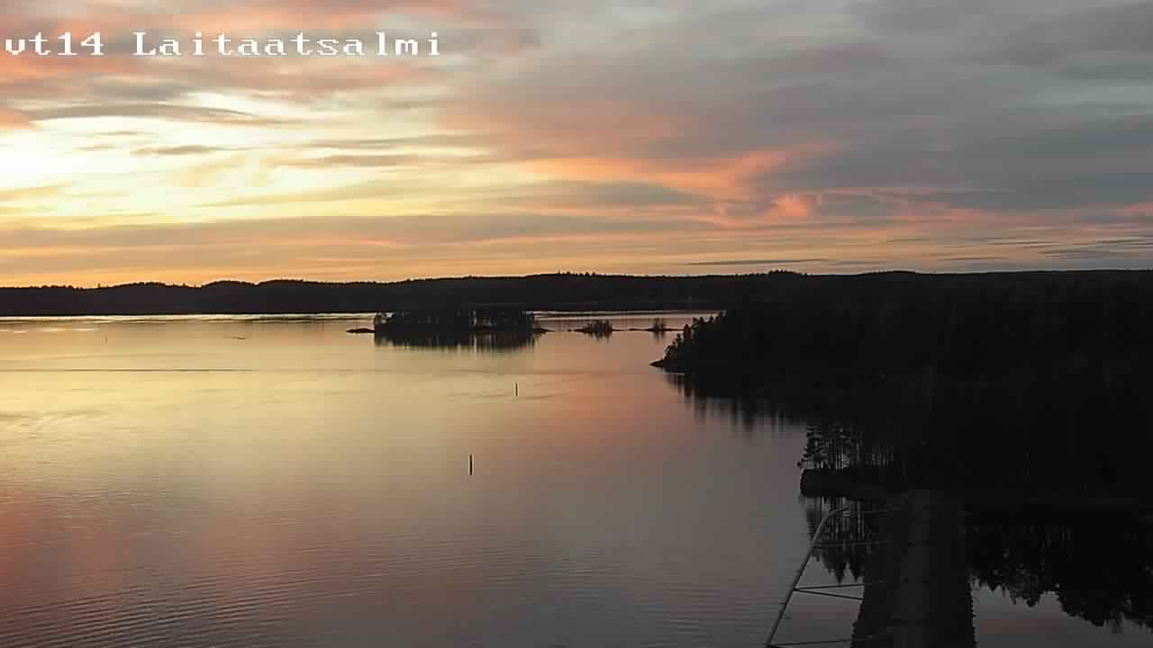 Weather Camera Image Väg 14 Nyslott, Laitaatsalmi, Savonlinna, Etelä-Savo