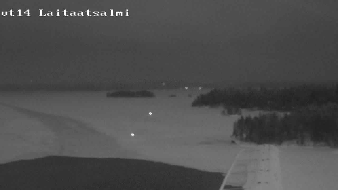 Weather Camera Image Väg 14 Nyslott, Laitaatsalmi, Savonlinna, Etelä-Savo