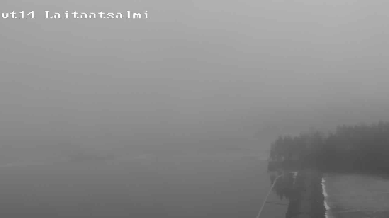 Weather Camera Image Väg 14 Nyslott, Laitaatsalmi, Savonlinna, Etelä-Savo