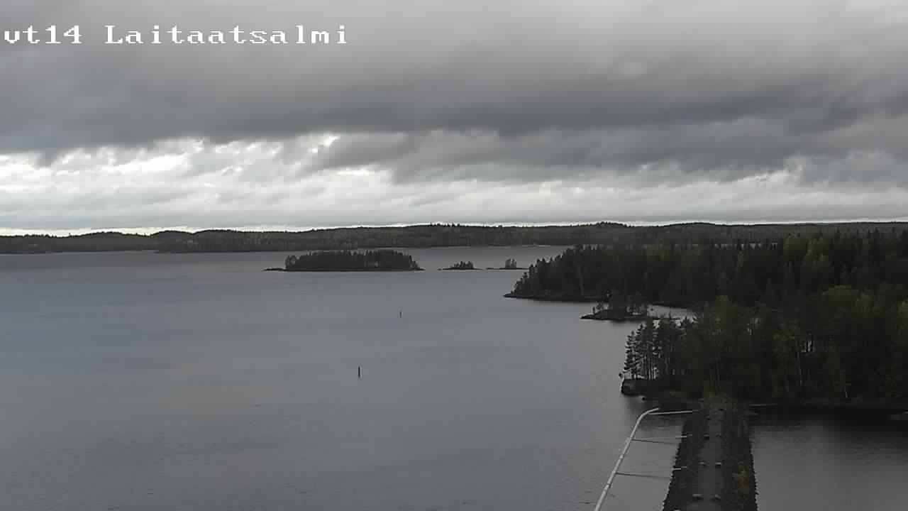 Weather Camera Image Road 14 Savonlinna, Laitaatsalmi, Savonlinna, Etelä-Savo