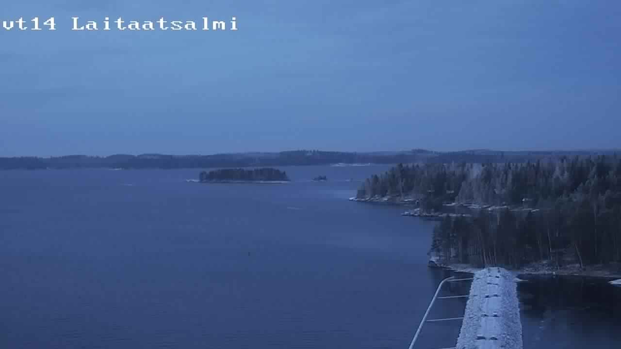 Kelikamerat Kuva Tie 14 Savonlinna, Laitaatsalmi silta, Savonlinna, Etelä-Savo