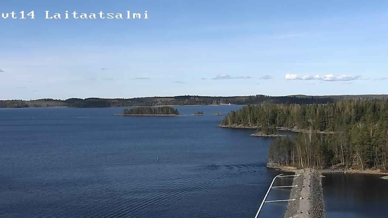 Weather Camera Image Väg 14 Nyslott, Laitaatsalmi, Savonlinna, Etelä-Savo