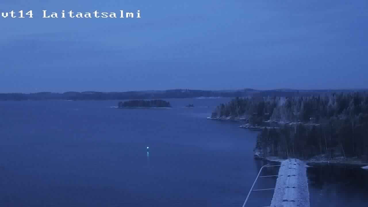 Kelikamerat Kuva Tie 14 Savonlinna, Laitaatsalmi silta, Savonlinna, Etelä-Savo