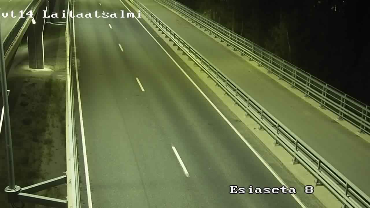 Weather Camera Image Road 14 Savonlinna, Laitaatsalmi, Savonlinna, Etelä-Savo