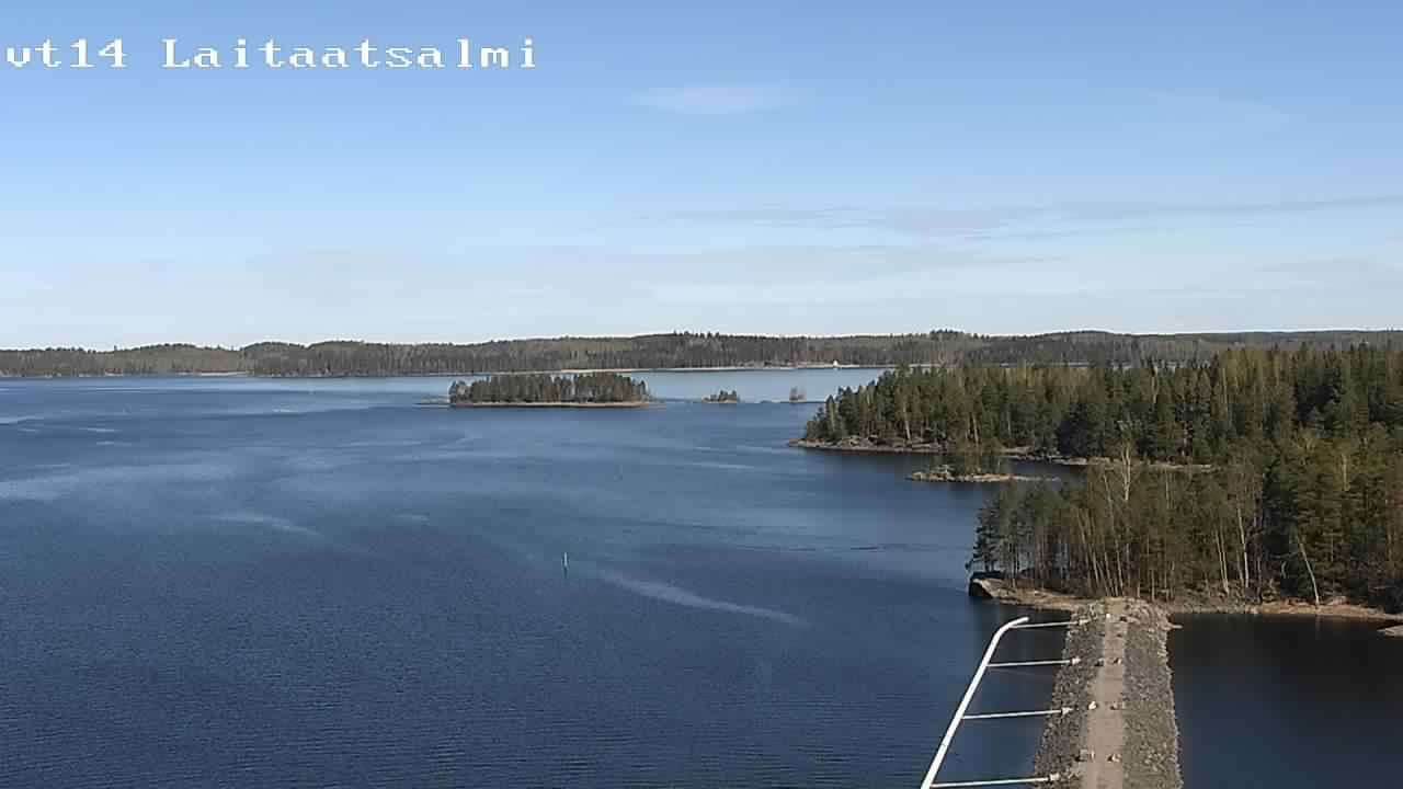 Weather Camera Image Road 14 Savonlinna, Laitaatsalmi, Savonlinna, Etelä-Savo
