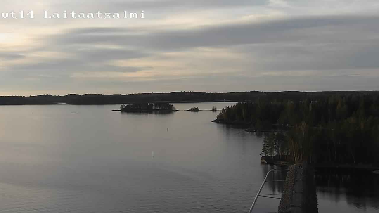 Weather Camera Image Väg 14 Nyslott, Laitaatsalmi, Savonlinna, Etelä-Savo