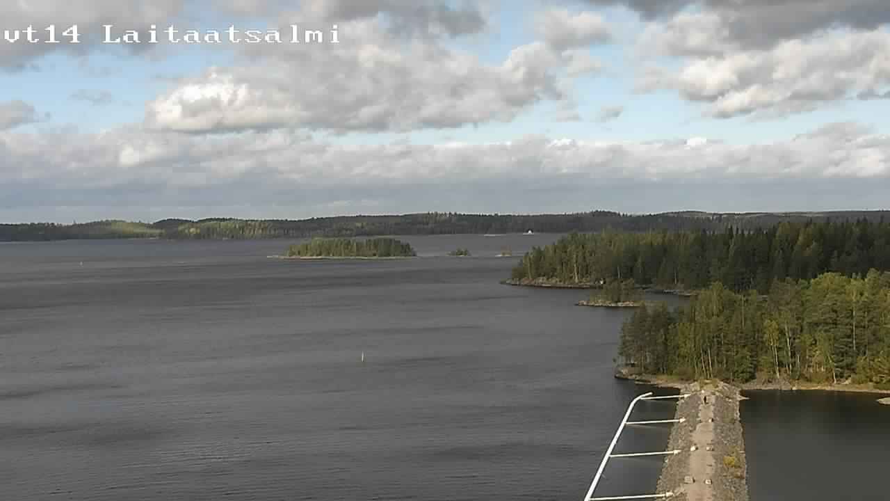 Kelikamerat Kuva Tie 14 Savonlinna, Laitaatsalmi silta, Savonlinna, Etelä-Savo