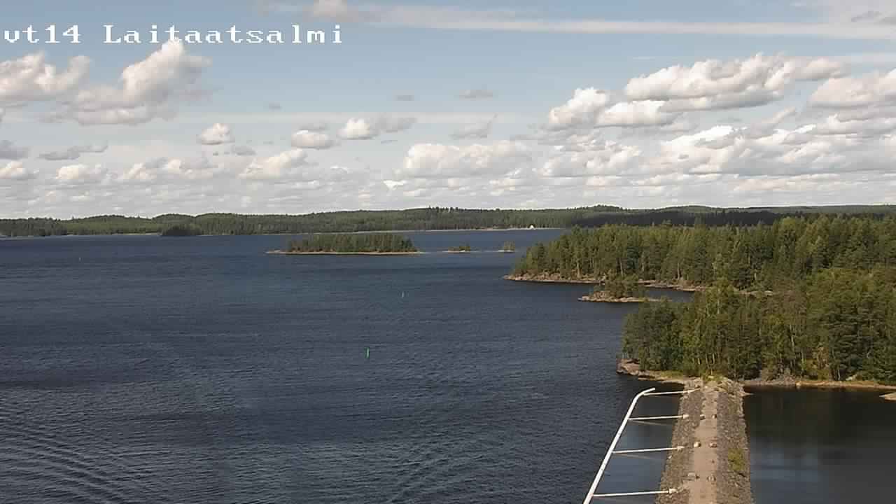 Weather Camera Image Road 14 Savonlinna, Laitaatsalmi, Savonlinna, Etelä-Savo