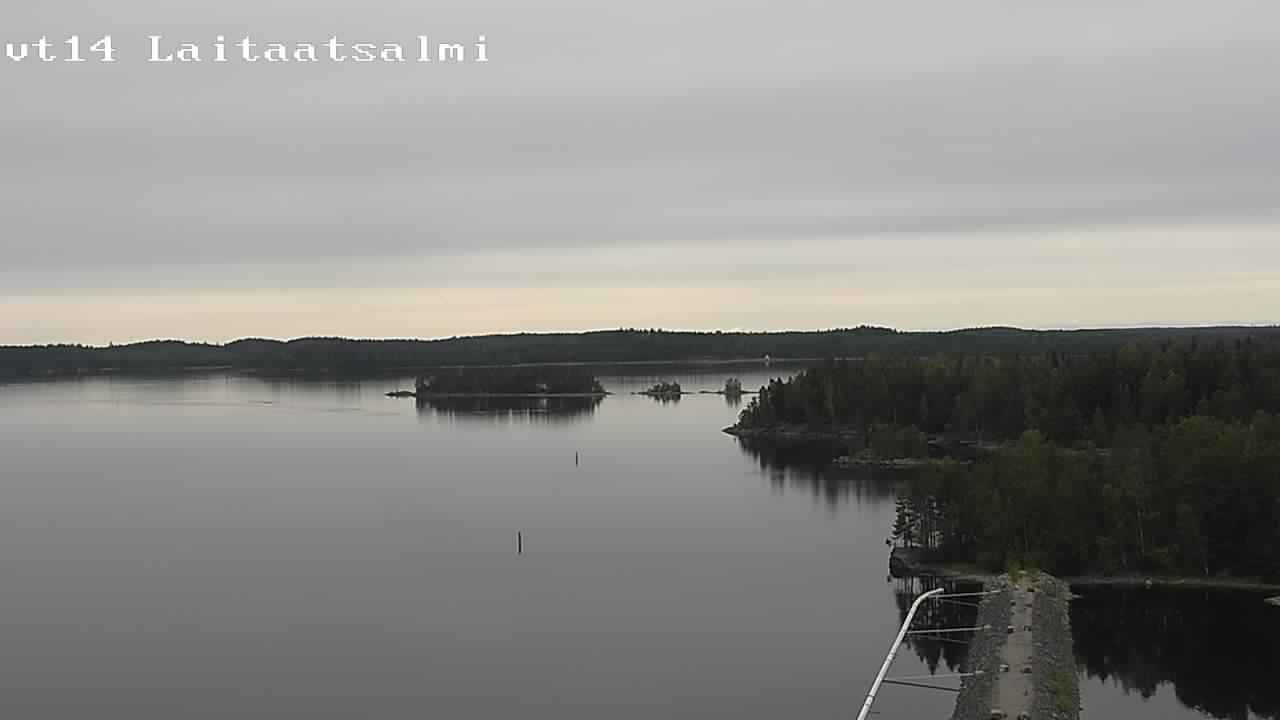 Weather Camera Image Väg 14 Nyslott, Laitaatsalmi, Savonlinna, Etelä-Savo