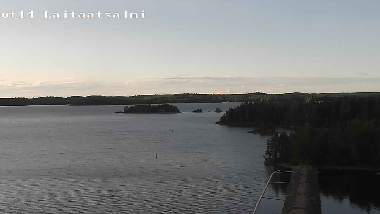 Weather Camera Image Road 14 Savonlinna, Laitaatsalmi, Savonlinna, Etelä-Savo