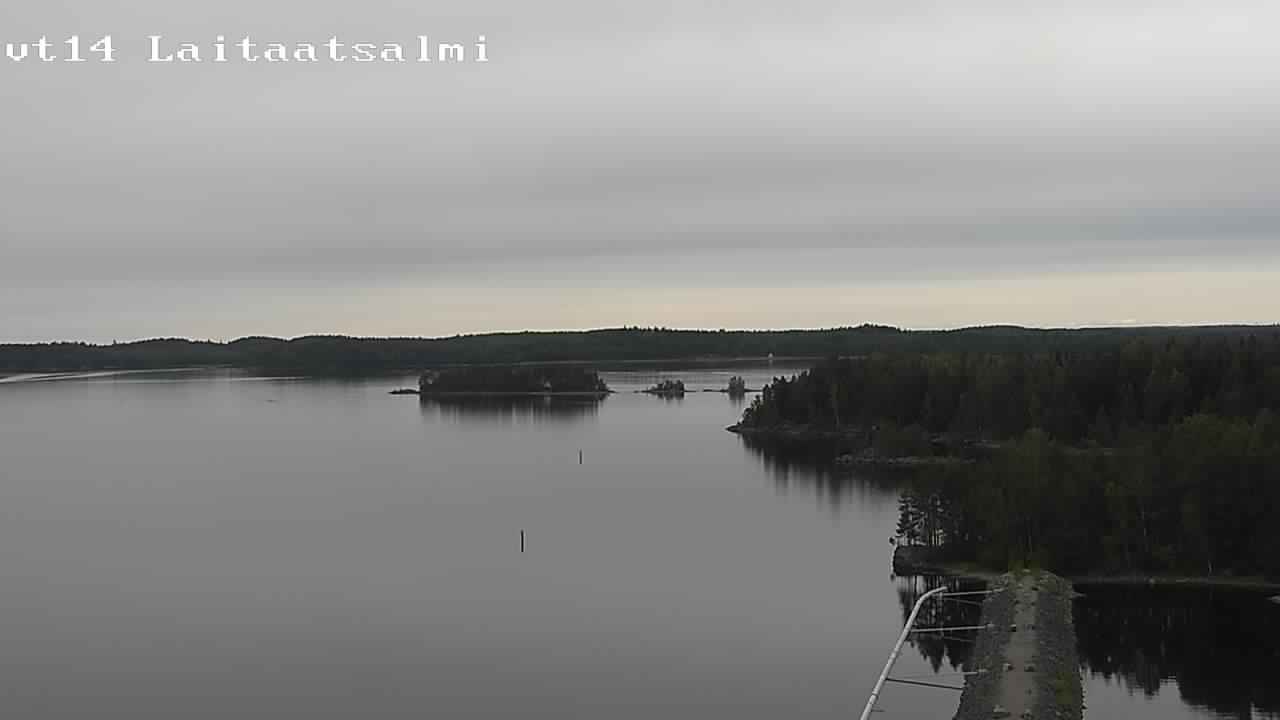 Weather Camera Image Väg 14 Nyslott, Laitaatsalmi, Savonlinna, Etelä-Savo