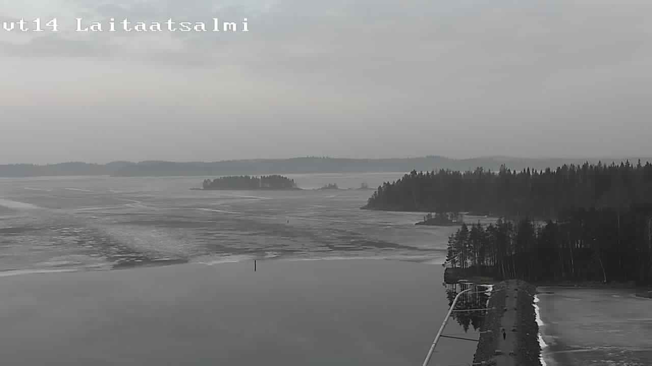 Weather Camera Image Road 14 Savonlinna, Laitaatsalmi, Savonlinna, Etelä-Savo