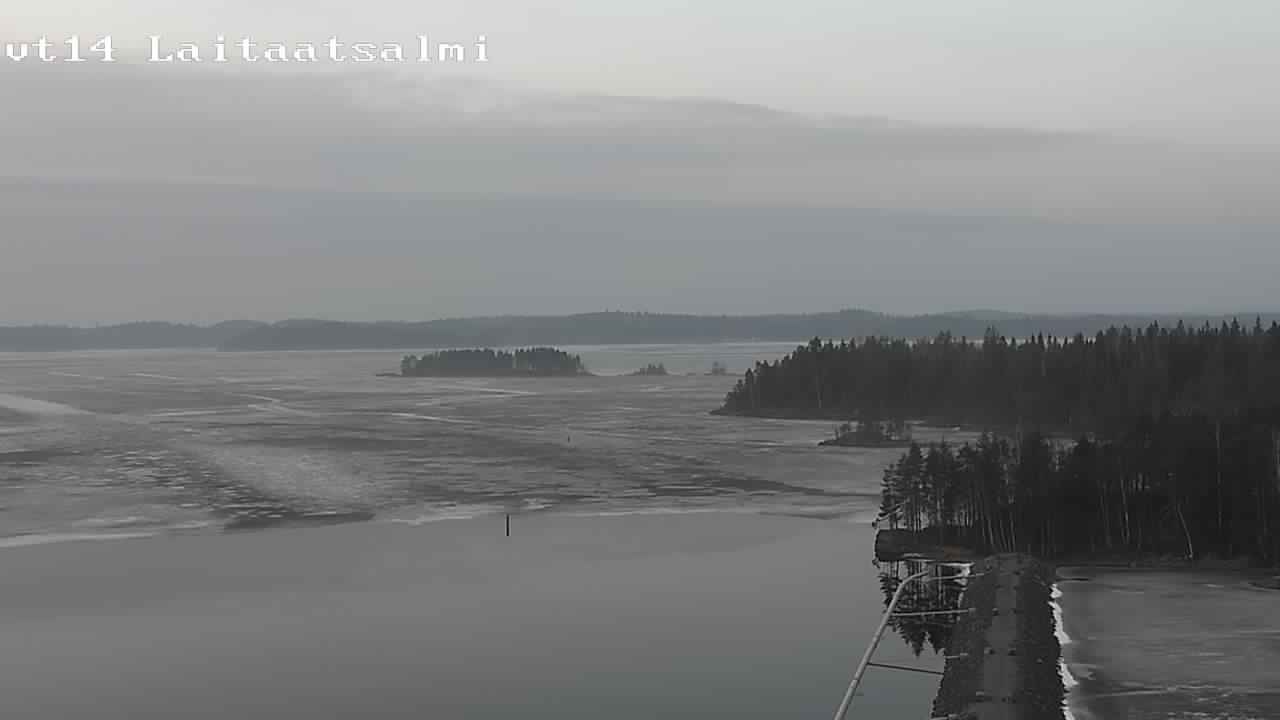 Weather Camera Image Road 14 Savonlinna, Laitaatsalmi, Savonlinna, Etelä-Savo