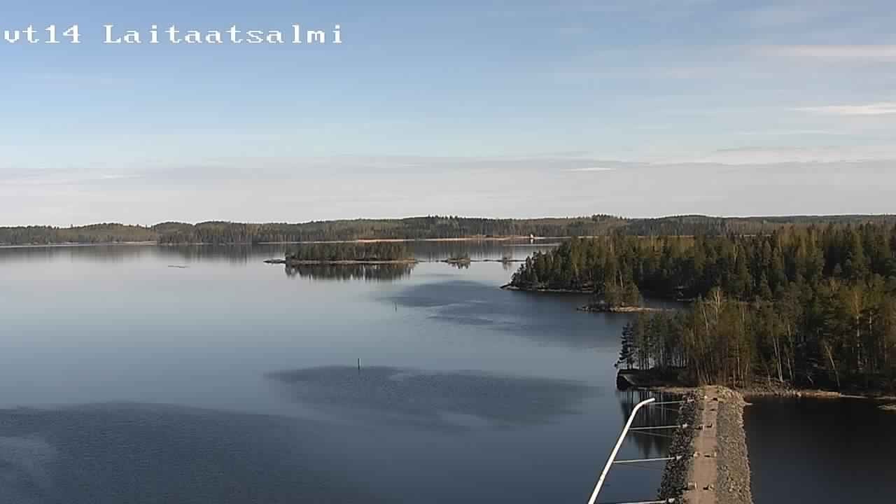 Weather Camera Image Road 14 Savonlinna, Laitaatsalmi, Savonlinna, Etelä-Savo