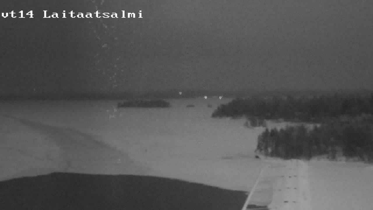 Weather Camera Image Väg 14 Nyslott, Laitaatsalmi, Savonlinna, Etelä-Savo