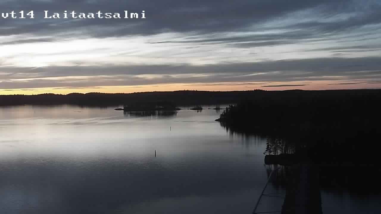 Weather Camera Image Väg 14 Nyslott, Laitaatsalmi, Savonlinna, Etelä-Savo