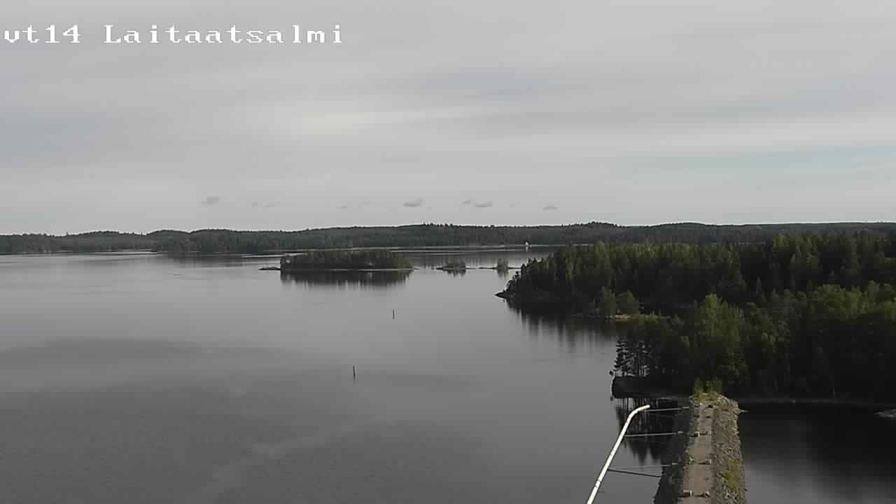 Weather Camera Image Road 14 Savonlinna, Laitaatsalmi, Savonlinna, Etelä-Savo