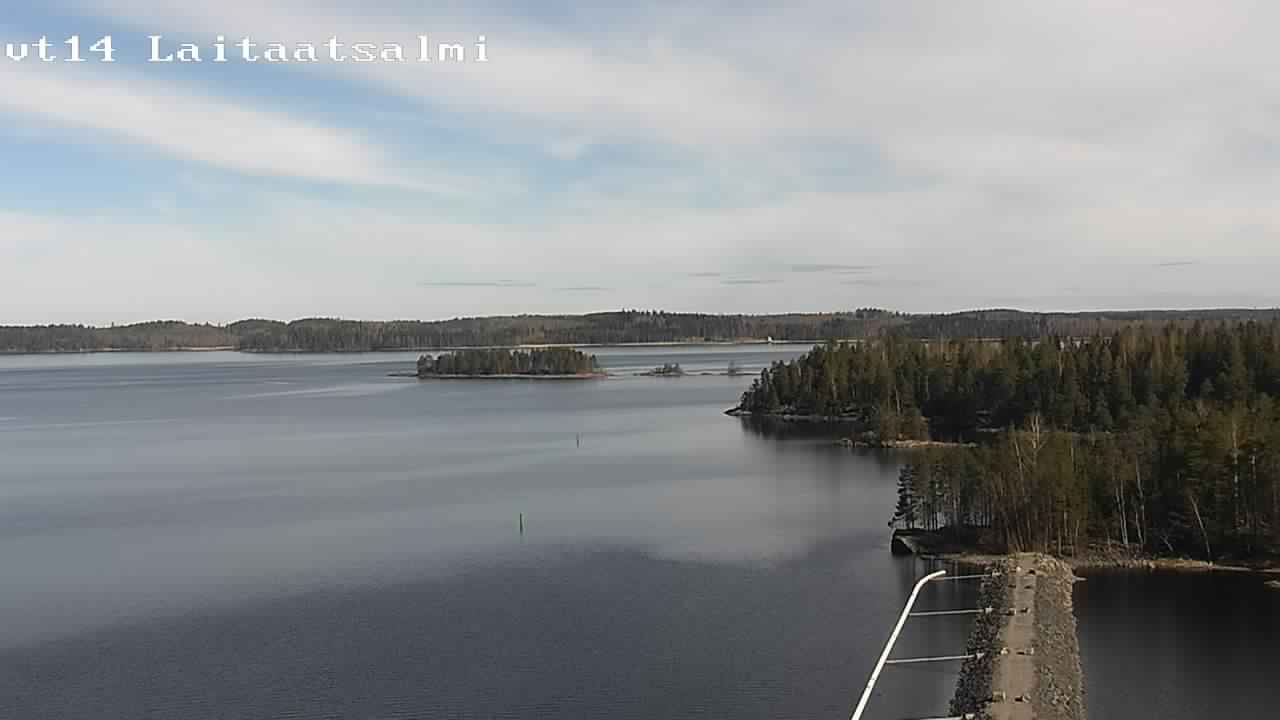 Weather Camera Image Väg 14 Nyslott, Laitaatsalmi, Savonlinna, Etelä-Savo
