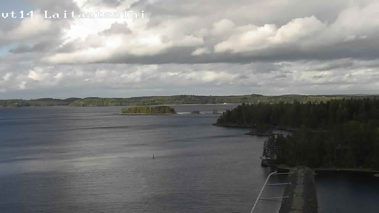 Weather Camera Image Road 14 Savonlinna, Laitaatsalmi, Savonlinna, Etelä-Savo